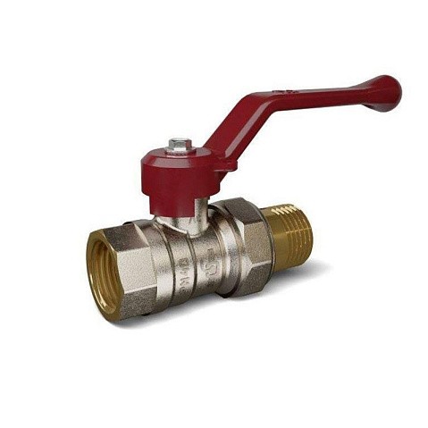 Краны латунные шаровые DN 15-32 PN 25-40 никелированные рычаг американка Temper серия 88 ГОСТ Р 59553 купить в Санкт-Петербурге | "Проконсим"