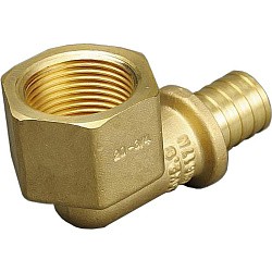  Угольник латунный под надвижную гильзу PEX-ВР 16-1/2'' ONE PLUS (930020211) со склада Проконсим в Санкт-Петербурге
