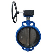 Затворы поворотные дисковые DN 150-600 PN 10-16 межфланцевые с редуктором купить в Санкт-Петербурге | "Проконсим"
