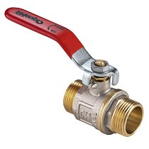 Краны латунные шаровые DN 15-25 PN 25 никелированные рычаг штуцер-штуцер MVI AquaHit BV.316.04 купить в Санкт-Петербурге | "Проконсим"