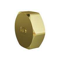 Заглушки латунные DN 15-50 PN 40 муфтовая LD Pride купить в Санкт-Петербурге | "Проконсим"