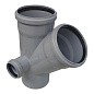 Крестовина ПП для канализации косая 45гр. DN 110-110-50 с уплотнительным кольцом РТП купить в Санкт-Петербурге | "Проконсим"