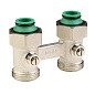 Узел нижнего подключения MVI TR.415.0505 DN 20 PN 10 прямой двухтрубный шаровой затвор 20-3/4'' под евроконус, муфта купить в Санкт-Петербурге | "Проконсим"