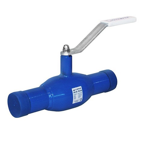 Кран стальной шаровой цельносварной TEMPER КШ.Ц.П, DN 100 PN 25, 390мм, стандартнопроходной, приварной с ручкой купить в Санкт-Петербурге | "Проконсим"