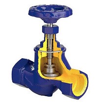 Клапаны запорные DN 10-50 PN 16 чугунные муфтовые Zetkama zGLO.201A купить в Санкт-Петербурге | "Проконсим"