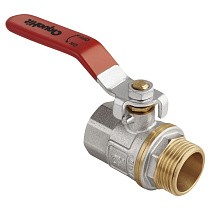 Краны латунные шаровые DN 15-50 PN 25 никелированные рычаг муфта-штуцер MVI AquaHit BV.312.04 купить в Санкт-Петербурге | "Проконсим"