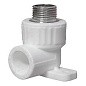 Угольник установочный ПП 20-1/2'' PN 25 с наружной резьбой белый VALFEX  купить в Санкт-Петербурге | "Проконсим"