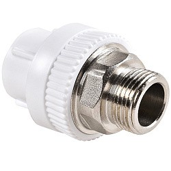  Муфта ПП под ключ 25-3/4'' PN 25 белая РВК 50108 (930659140) со склада Проконсим в Санкт-Петербурге