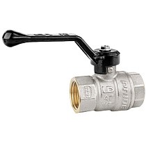 Краны латунные шаровые DN 15-50 PN 25-40 никелированные рычаг муфта-муфта LD Pride 47.301 купить в Санкт-Петербурге | "Проконсим"