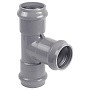 Тройник раструбный НПВХ SDR26 90гр DN 110- 90 PN 10 Хемкор купить в Санкт-Петербурге | "Проконсим"