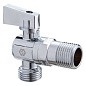 Кран латунный шаровой угловой MVI BV.463 DN 15-15 PN 10 штуцер бабочка купить в Санкт-Петербурге | "Проконсим"