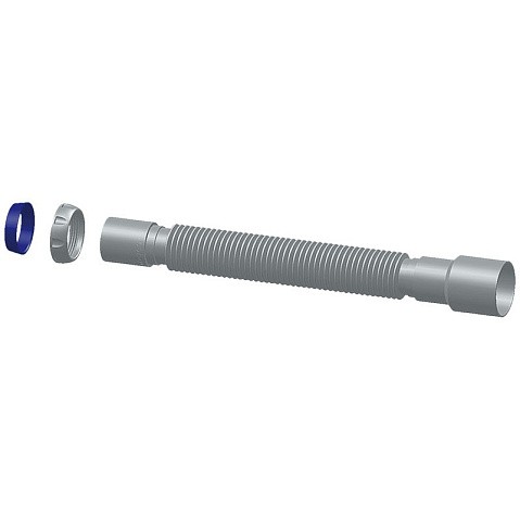 Труба гофрированная Unicorn D85, 40х50 гибкий отвод, 1 1/2'' х40 с уплотнительным кольцом, 800мм купить в Санкт-Петербурге | "Проконсим"