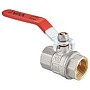 Кран латунный шаровой MVI BV.511 DN 15 PN 40 никелированный полнопроходной муфта-муфта рычаг купить в Санкт-Петербурге | "Проконсим"