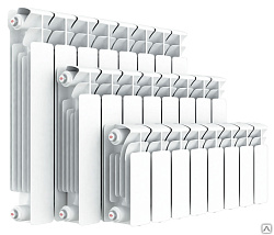  Радиатор биметаллический 20 секц, ширина 1600мм, RIFAR  2780Вт подк. боковое (930350039) со склада Проконсим в Санкт-Петербурге