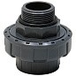 Муфта разборная НПВХ DN 50-1 1/2" PN 16 клеевая с наружной резьбой черная Aquaviva BMG50112 купить в Санкт-Петербурге | "Проконсим"