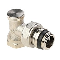 Клапан радиаторный настроечный DN 15 PN 10 угловой с уплотнением, под шестигранник MVI TR.111.04 купить в Санкт-Петербурге | "Проконсим"