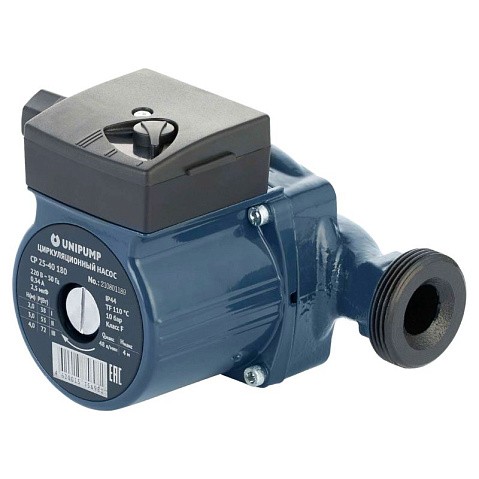 Насос циркуляционный с мокрым ротором UNIPUMP PN 10 110гр.CP 32-80,L 180, 245Вт 1х220В 3х-скоростной резьбовой, 77870 купить в Санкт-Петербурге | "Проконсим"
