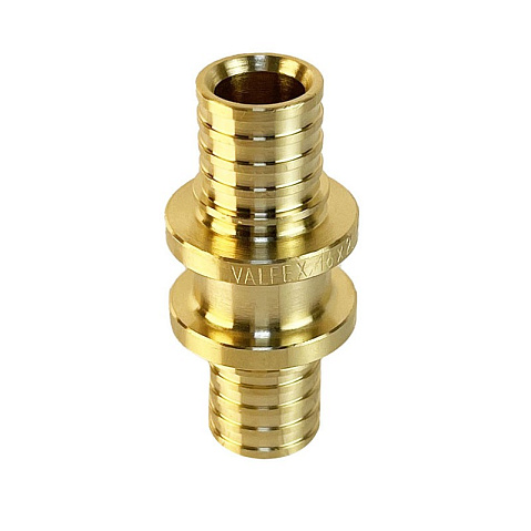 Муфты латунные для PEX труб DN 16-20 PN 16 под надвижную гильзу Valfex VF.403.AF купить в Санкт-Петербурге | "Проконсим"