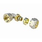 Угольник латунный для PEX труб 16-1/2'' PN 10 обжимной никелированный Valfex VF.352.N  купить в Санкт-Петербурге | "Проконсим"