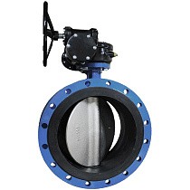 Затворы чугунные дисковые DN 250-1000 PN 10(16) фланцевые с чугунным диском с редуктором СибЗТА купить в Санкт-Петербурге | "Проконсим"