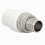 Муфта для радиатора ПП 20-1/2'' PN 25 с американкой белая РТП 14630 купить в Санкт-Петербурге | "Проконсим"