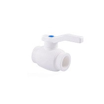 Краны шаровые ПП DN 20-110 PN 25 полный проход белые РТП купить в Санкт-Петербурге | "Проконсим"