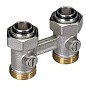 Узел нижнего подключения DN 20 прямой двухтрубный 20-3/4'' никелированный с ниппелем муфтахштуцер РИДАН 003L0391R купить в Санкт-Петербурге | "Проконсим"