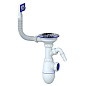 Сифон для мойки Unicorn B430VP, без отвода, 3 1/2'' х40 с отводом для стиральной машины, прямоугольный перелив купить в Санкт-Петербурге | "Проконсим"