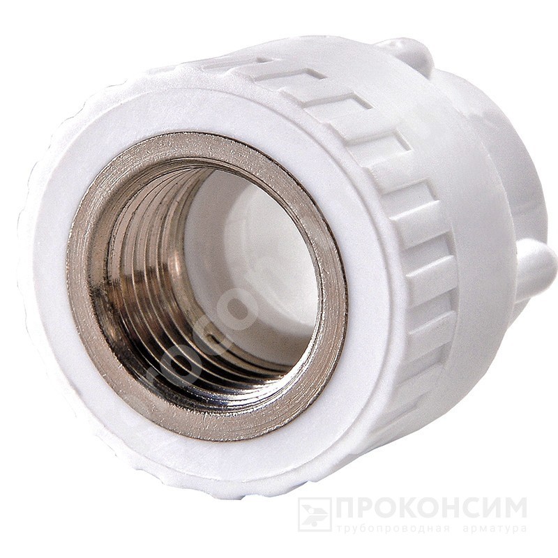 Цена по запросу.  . Муфта ПП 16-1/2'' PN 25 белая РВК 20415 (930659069) со склада Проконсим в Санкт-Петербурге