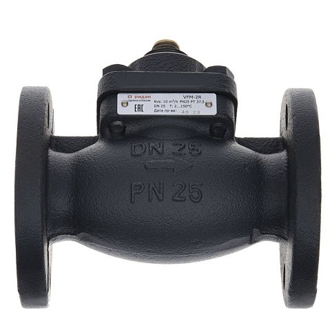 Клапан чугунный регулирующий DN 20 PN 25 под привод 6,3kv фланцевый до 150гр. РИДАН VFM-2R 065B3057R купить в Санкт-Петербурге | "Проконсим"