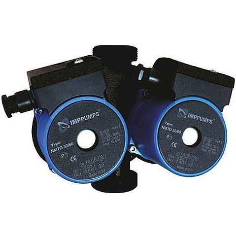 Насос циркуляционный с мокрым ротором NMTD PLUS 25/80-180 57Вт 1х220В сдвоенный с электронным упр. резьбовой PN10 110C IMP PUMPS купить в Санкт-Петербурге | "Проконсим"