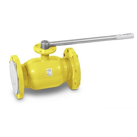 Кран стальной шаровый Temper DN 40-32, PN 40, 200мм, газовый, сандартнопроходной, фланцевый купить в Санкт-Петербурге | "Проконсим"