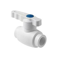 Краны шаровые ПП DN 20-63 PN 25 полный проход белые Pro Aqua купить в Санкт-Петербурге | "Проконсим"