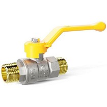 Краны латунные шаровые газовые DN 15-25 PN 40 рычаг штуцер-штуцер LD Pride GAS купить в Санкт-Петербурге | "Проконсим"