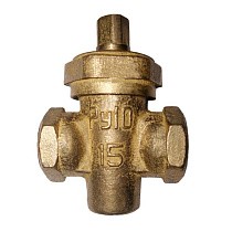 Краны латунные 11Б6бк DN 15-50 PN 10 пробко-сальниковые муфта-муфта купить в Санкт-Петербурге | "Проконсим"