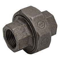 Американки чугунные DN 15-50 PN 16 муфта-муфта с плоской прокладкой Fittex Plus купить в Санкт-Петербурге | "Проконсим"