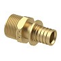 Муфта латунная для PEX труб  16-1/2''  PN 16  под надвижную гильзу с наружной резьбой  РосТурПласт купить в Санкт-Петербурге | "Проконсим"