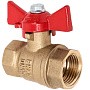 Краны латунные шаровые 11Б27фт1М DN 15-32 PN 40 бабочка муфта-муфта Valfex.217 DeltaPro купить в Санкт-Петербурге | "Проконсим"