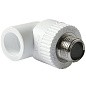 Угольники ПП DN 20-32 PN 25 комбинированные с наружной резьбой белые Pro Aqua купить в Санкт-Петербурге | "Проконсим"