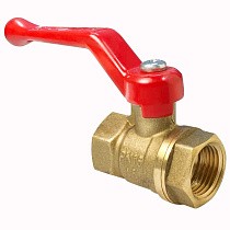 Краны латунные шаровые 11Б27фт1М DN 15-50 PN 40 рычаг муфта-муфта Valfex.214 купить в Санкт-Петербурге | "Проконсим"