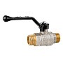 Краны латунные шаровые DN 15-25 PN 40 никелированные рычаг штуцер-штуцер LD Pride 47.305 купить в Санкт-Петербурге | "Проконсим"