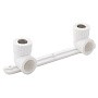 Угольник установочный двойной ПП 20-1/2'' PN 25 с внутренней резьбой белый РТП 10701 купить в Санкт-Петербурге | "Проконсим"