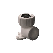 Угольник установочный ПП 20-1/2'' PN 25 с внутренней резьбой серый купить в Санкт-Петербурге | "Проконсим"