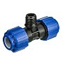 Тройник компрессионный PN 16 для ПЭ DN 50-1 1/2'' обжимное-штуцер