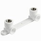 Угольник установочный двойной ПП 20-1/2'' PN 25 с внутренней резьбой белый Pro Aqua PA280008P купить в Санкт-Петербурге | "Проконсим"