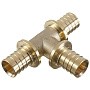 Тройники латунные под надвижную гильзу PEX-PEX DN 16-32 Hipex купить в Санкт-Петербурге | "Проконсим"