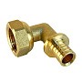 Угольник латунный для PEX труб 16-1/2'' PN 16 S-2,2мм под надвижную гильзу Valfex VF.455.AF купить в Санкт-Петербурге | "Проконсим"