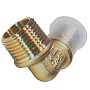 Угольники латунные под надвижную гильзу PEX DN 16-32 с наружной резьбой Hipex купить в Санкт-Петербурге | "Проконсим"