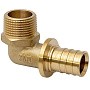 Угольник латунный для PEX труб 16-1/2'' под надвижную гильзу с наружной резьбой MVI SF.632.0404 купить в Санкт-Петербурге | "Проконсим"