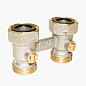 Узел нижнего подключения Vekotrim DN 15 PN 10 прямой двухтрубный 20-3/4'' c накидной гайкой, муфта купить в Санкт-Петербурге | "Проконсим"